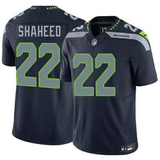 Nike Seattle Seahawks #22 Rashid Shaheed Navy Vapor Untouchable NFL Jersey