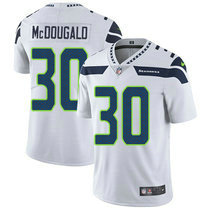 Nike Seattle Seahawks #30 Bradley McDougald White Vapor Untouchable Limited Authentic Stitched NFL Jersey