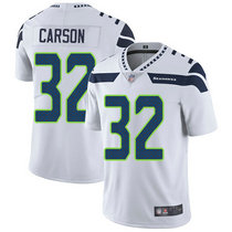Nike Seattle Seahawks #32 Chris Carson White Vapor Untouchable Limited Authentic Stitched NFL Jersey