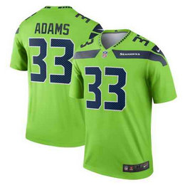 Nike Seattle Seahawks #33 Jamal Adams Green Vapor Untouchable Authentic Stitched NFL Jersey
