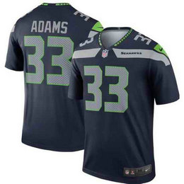 Nike Seattle Seahawks #33 Jamal Adams Navy Blue Vapor Untouchable Authentic Stitched NFL Jersey