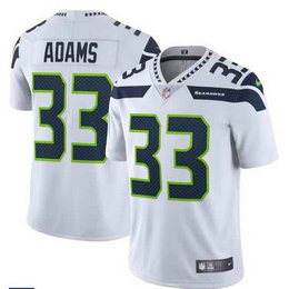 Nike Seattle Seahawks #33 Jamal Adams White Vapor Untouchable Authentic Stitched NFL Jersey