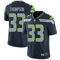 Nike Seattle Seahawks #33 Tedric Thompson Blue Vapor Untouchable Limited Authentic Stitched NFL Jersey