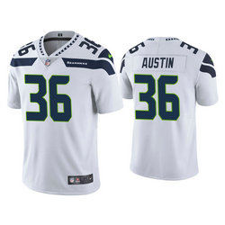 Nike Seattle Seahawks #36 Bless Austin White Vapor Untouchable Limited Authentic Stitched NFL Jersey