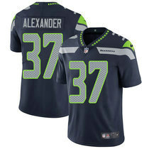 Nike Seattle Seahawks #37 Shaun Alexander Blue Vapor Untouchable Limited Authentic Stitched NFL Jersey FG