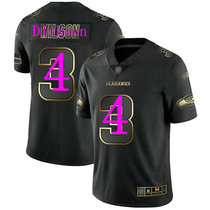 Nike Seattle Seahawks #4 Michael Dickson Black Gold Vapor Untouchable Authentic Stitched NFL jersey