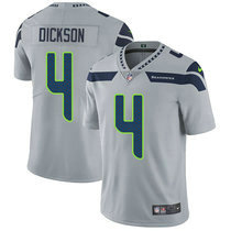 Nike Seattle Seahawks #4 Michael Dickson Grey Vapor Untouchable Limited Authentic Stitched NFL Jersey