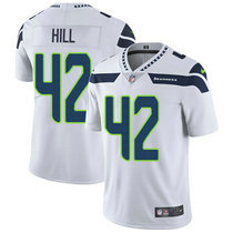 Nike Seattle Seahawks #42 Delano Hill White Vapor Untouchable Limited Authentic Stitched NFL Jersey