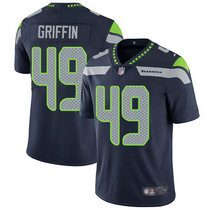Nike Seattle Seahawks #49 Shaquem Griffin Blue Vapor Untouchable 2018 NFL Draft Pick Authentic stitched NFL jersey
