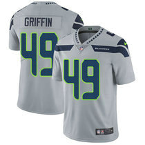 Nike Seattle Seahawks #49 Shaquem Griffin Grey Vapor Untouchable Limited Authentic Stitched NFL Jersey