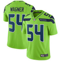 Nike Seattle Seahawks #54 Bobby Wagner Green Rush Authentic Stitched NFL Jersey 08