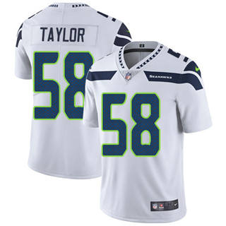 Nike Seattle Seahawks #58 Darrell Taylor White Vapor Untouchable Authentic Stitched NFL Jersey