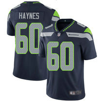Nike Seattle Seahawks #60 Phil Haynes Blue Vapor Untouchable Limited Authentic Stitched NFL Jersey
