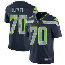 Nike Seattle Seahawks #70 Mike Iupati Blue Vapor Untouchable Limited Authentic Stitched NFL Jersey