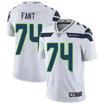 Nike Seattle Seahawks #74 George Fant White Vapor Untouchable Limited Authentic Stitched NFL Jersey