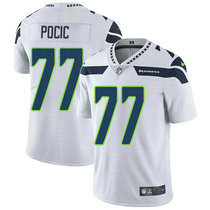 Nike Seattle Seahawks #77 Ethan Pocic White Vapor Untouchable Limited Authentic Stitched NFL Jersey
