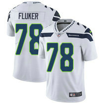 Nike Seattle Seahawks #78 D.J. Fluker White Vapor Untouchable Limited Authentic Stitched NFL Jersey