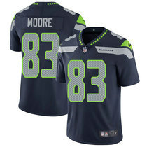 Nike Seattle Seahawks #83 David Moore Blue Vapor Untouchable Limited Authentic Stitched NFL Jersey