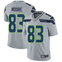 Nike Seattle Seahawks #83 David Moore Grey Vapor Untouchable Limited Authentic Stitched NFL Jersey
