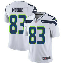 Nike Seattle Seahawks #83 David Moore White Vapor Untouchable Limited Authentic Stitched NFL Jersey