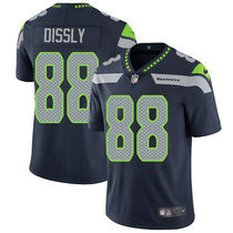 Nike Seattle Seahawks #88 Will Dissly Blue Vapor Untouchable Limited Authentic Stitched NFL Jersey