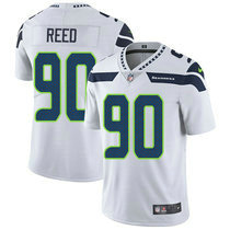 Nike Seattle Seahawks #90 Jarran Reed White Vapor Untouchable Limited Authentic Stitched NFL Jersey