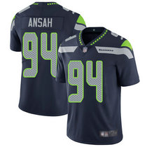 Nike Seattle Seahawks #94 Ezekiel Ansah Blue Vapor Untouchable Limited Authentic Stitched NFL Jersey