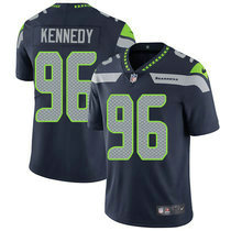 Nike Seattle Seahawks #96 Cortez Kennedy Blue Vapor Untouchable Limited Authentic Stitched NFL Jersey FG