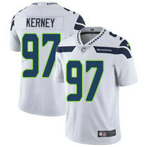 Nike Seattle Seahawks #97 Patrick Kerney White Vapor Untouchable Limited Authentic Stitched NFL Jersey