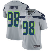 Nike Seattle Seahawks #98 Rasheem Green Grey Vapor Untouchable Limited Authentic Stitched NFL Jersey
