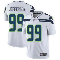 Nike Seattle Seahawks #99 Quinton Jefferson White Vapor Untouchable Limited Authentic Stitched NFL Jersey