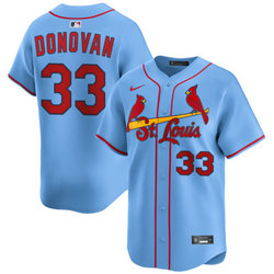 Nike St. Louis Cardinals #33 Brendan Donovan Blue Baseball Jersey