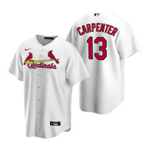 Nike St.Louis Cardinals #13 Matt Carpenter White Game Authentic stitched MLB jersey