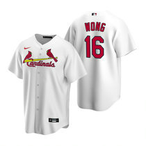 Nike St.Louis Cardinals #16 Kolten Wong White Game Authentic stitched MLB jersey