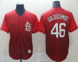 Nike St.Louis Cardinals #46 Paul Goldschmidt Drift Fashion Authentic stitched MLB jersey