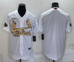 Nike St.Louis Cardinals Blank White 2022 All Star Authentic Stitched MLB Jersey