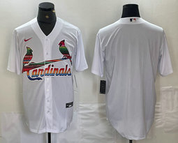 Nike St.Louis Cardinals Blank White 7-color Game Authentic stitched MLB jersey