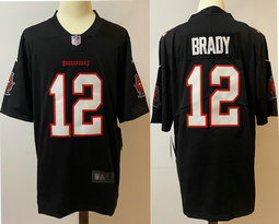 Nike Tampa Bay Buccaneers #12 Tom Brady Black 2020 Vapor Untouchable Authentic Stitched NFL Jersey