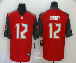 Nike Tampa Bay Buccaneers #12 Tom Brady Red Vapor Untouchable Authentic Stitched NFL Jersey