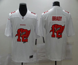 Nike Tampa Bay Buccaneers #12 Tom Brady White Shadow Authentic Stitched NFL Jerseys