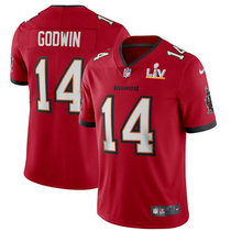 Nike Tampa Bay Buccaneers #14 Chris Godwin Red 2021 Super Bowl LV Authentic Stitched NFL Jersey