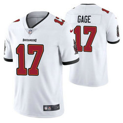 Nike Tampa Bay Buccaneers #17 Russell Gage White Vapor Untouchable Authentic Stitched NFL Jersey