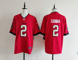 Nike Tampa Bay Buccaneers #2 Emeka Egbuka Red Stitched NFL Jersey