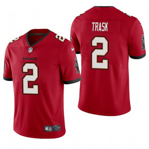 Nike Tampa Bay Buccaneers #2 Kyle Trask Red 2021 NFL Draft Vapor Untouchable Authentic Stitched NFL Jersey