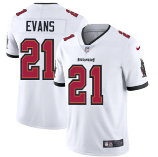 Nike Tampa Bay Buccaneers #21 Justin Evans White Vapor Untouchable Authentic Stitched NFL Jersey