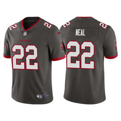 Nike Tampa Bay Buccaneers #22 Keanu Neal Gray Vapor Untouchable Authentic Stitched NFL Jersey