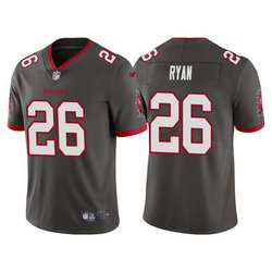 Nike Tampa Bay Buccaneers #26 Logan Ryan Gray Vapor Untouchable Authentic Stitched NFL Jersey