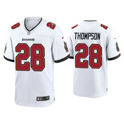 Nike Tampa Bay Buccaneers #28 Darwin Thompson White Vapor Untouchable Authentic Stitched NFL Jersey