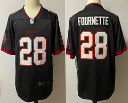 Nike Tampa Bay Buccaneers #28 Leonard Fournette Gray Vapor Untouchable Authentic Stitched NFL Jersey