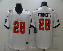 Nike Tampa Bay Buccaneers #28 Leonard Fournette White Vapor Untouchable Authentic Stitched NFL Jersey